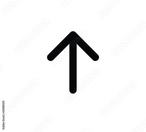 arrow pointer flat vector icon for apps and websites