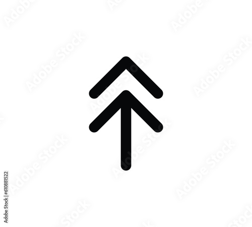 arrow pointer flat vector icon for apps and websites