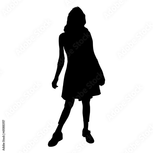 silhouette of a woman