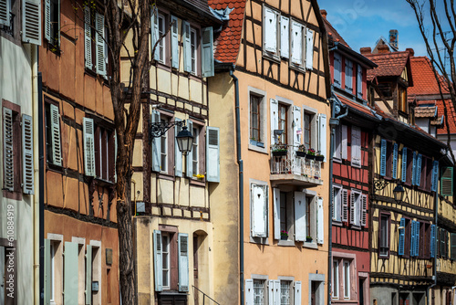 Maisons à colombages dans la ville de Colmar en Alsace