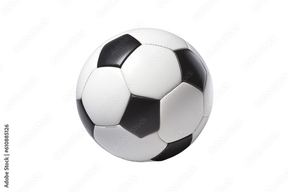 soccer ball no background generative by AI soccer ball no background generative by AI