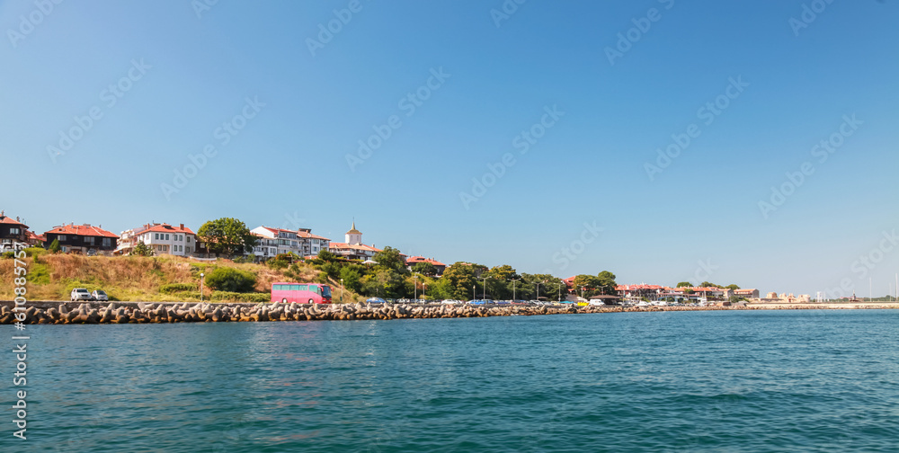 Nessebar, Bulgaria, Back sea coast, landscape photo