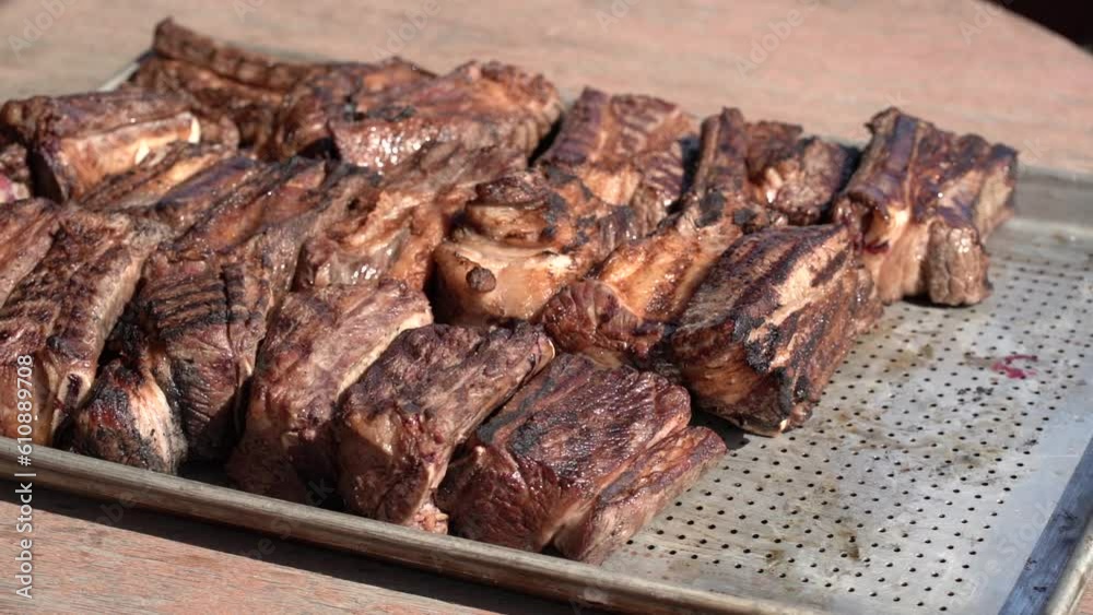Smoky Perfection: Slow-Cooked Wood-Fired BBQ Beef Ribs with Tangy Barbecue Sauce Smoky Perfection: Slow-Cooked Wood-Fired BBQ Beef Ribs with Tangy Barbecue Sauce