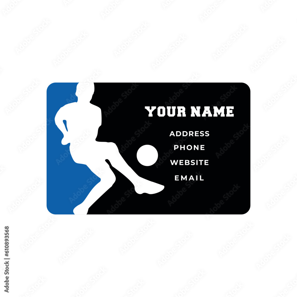 Football Business Card Design