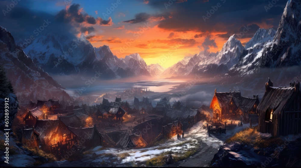 Fantasy Landscape Game Art