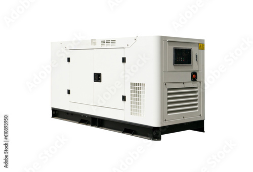 Mobile diesel generator for emergency electric power, industrial diesel power generator