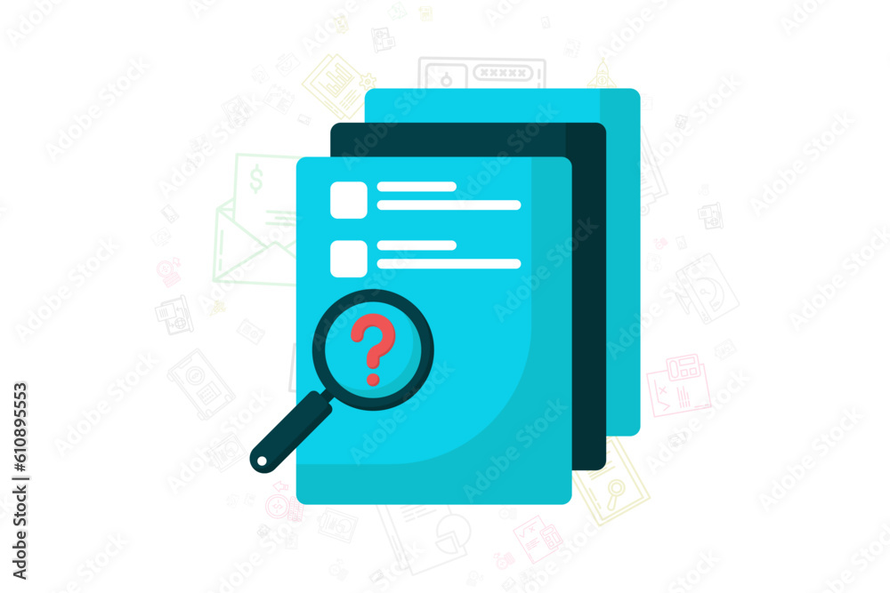 magnifying glass and documents. Search for items in online stores. search item not found magnifying glass and documents. Search for items in online stores. search item not found
