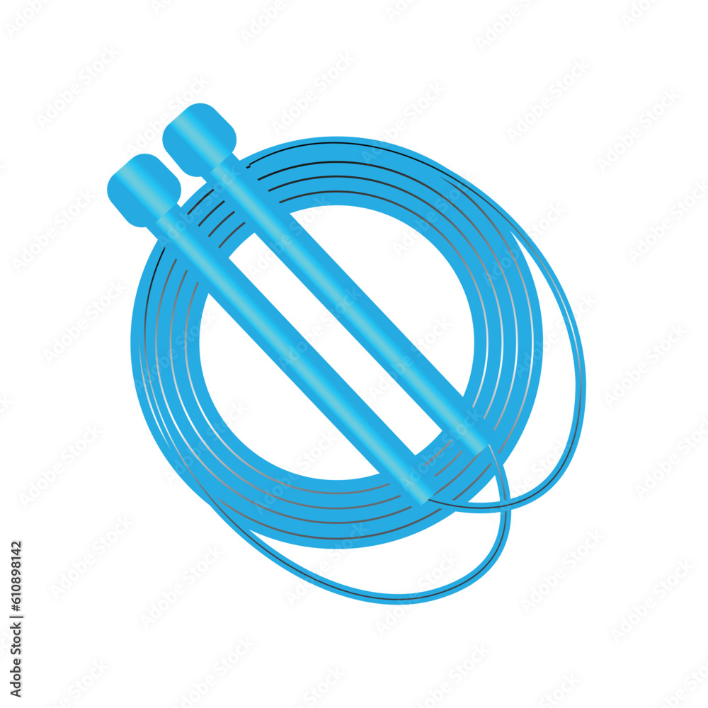 Skipping rope or jump rope illustration vector Skipping rope or jump rope illustration vector