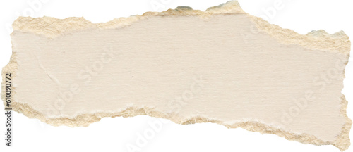 piece of white paper tear isolated on white background
