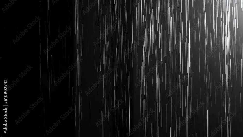 Trickles of water on a black background Trickles of water on a black background