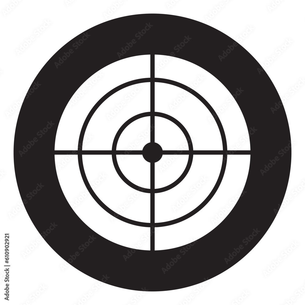 target icon vector target icon vector