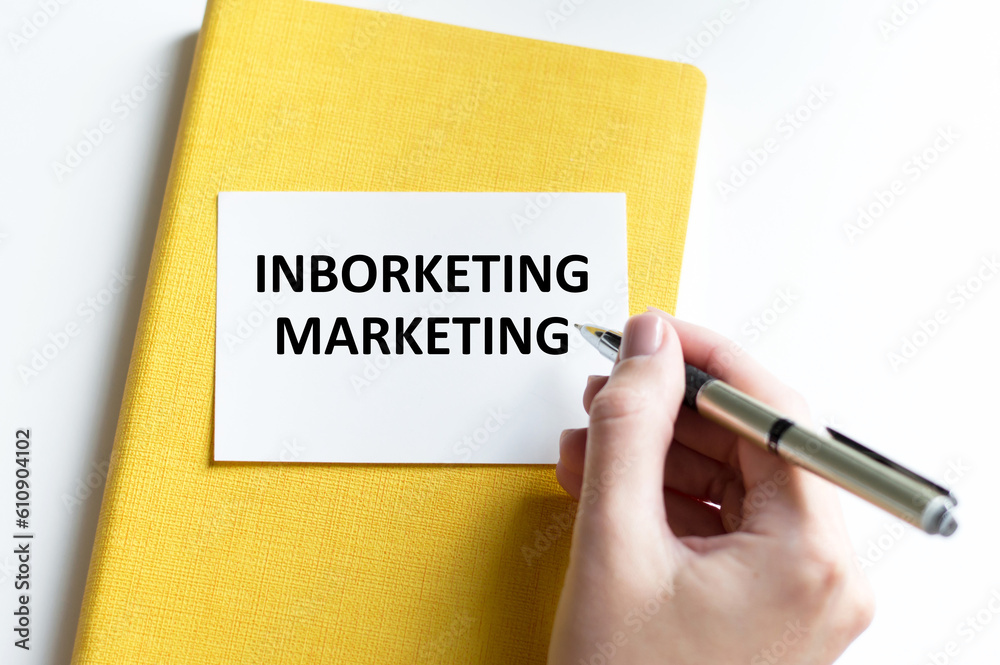 a text Inborketing marketing text on a card a text Inborketing marketing text on a card