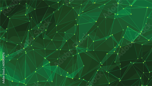 Digital background with dots and lines. Beautiful motion waving dots texture with glowing line. Cyber or technology background. Vector illustration