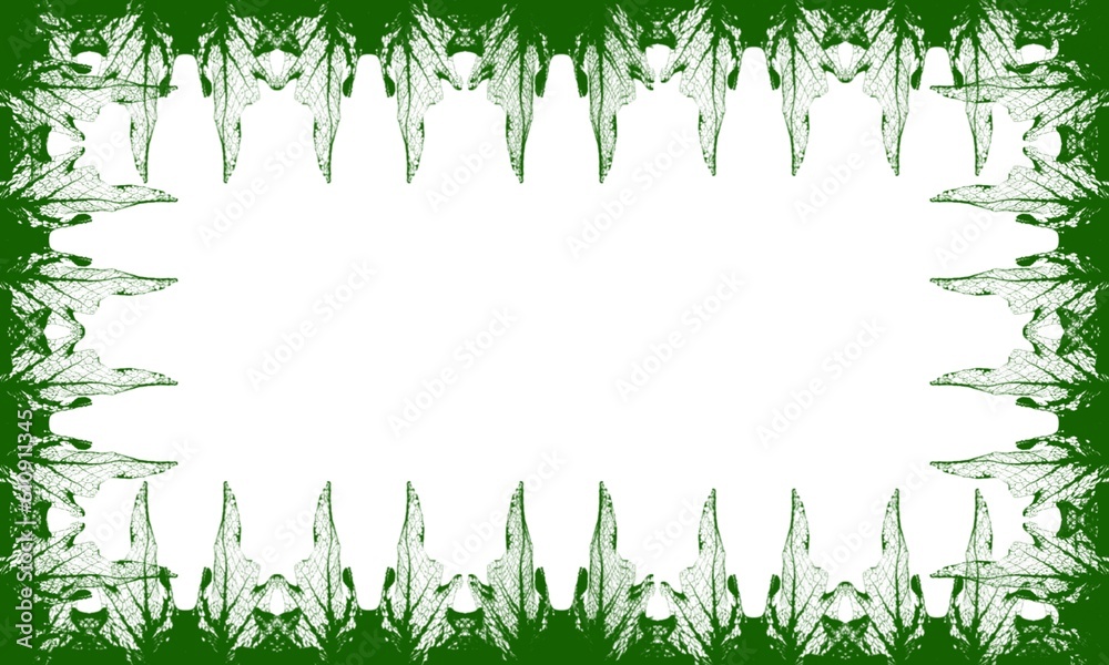 Fototapeta premium green grass frame