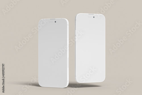 Phone Pro Clay Blank Mockup