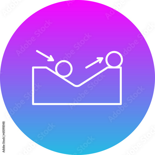 Law of motion Icon