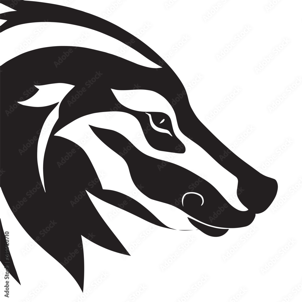 Obraz premium animal design black and white