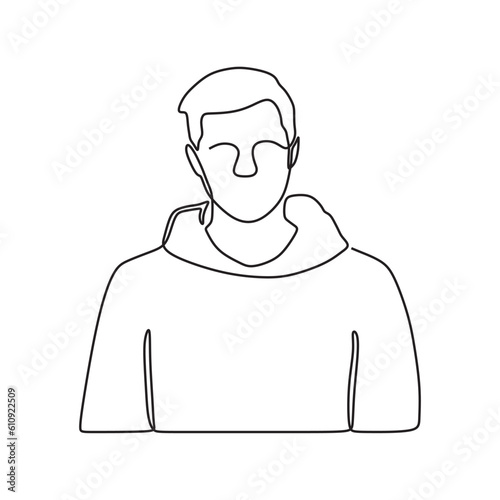 a outline human graphic conceptual draw