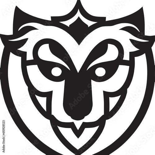 animal design black and white