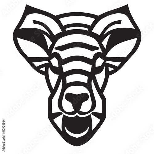 animal design black and white