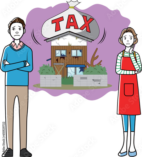 空き家税導入に不安な夫婦