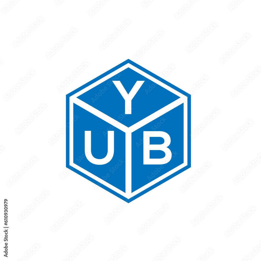 YUB letter logo design on white background. YUB creative initials letter logo concept. YUB letter design.
YUB letter logo design on white background. YUB creative initials letter logo concept. YUB letter design.
