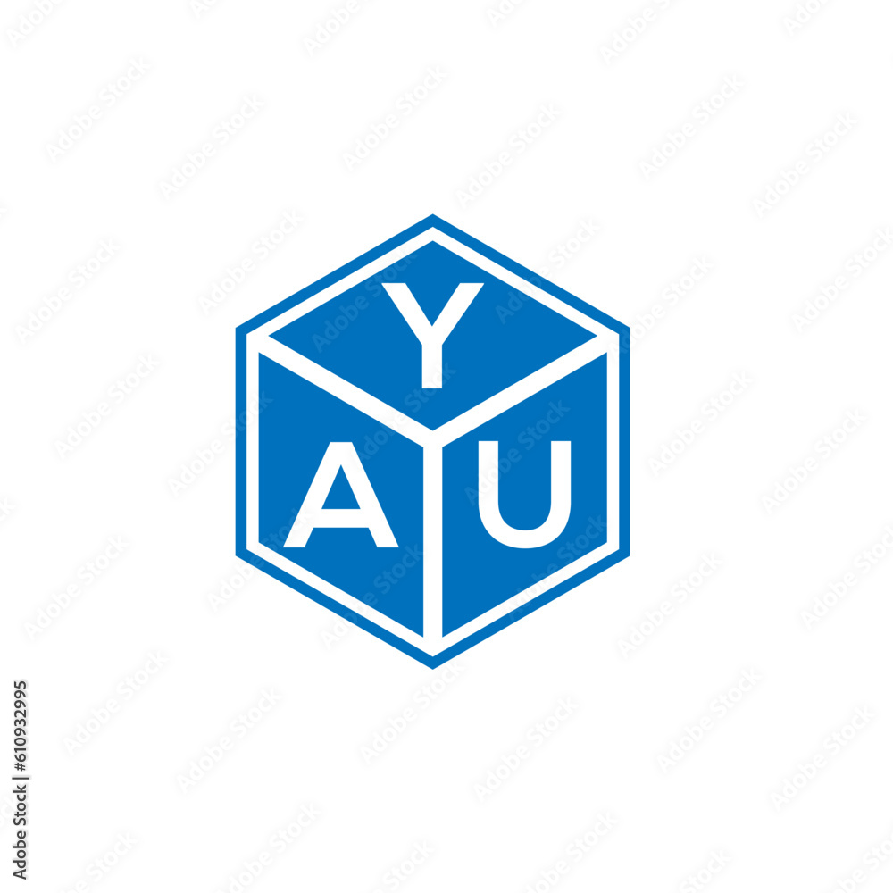 YAU letter logo design on white background. YAU creative initials letter logo concept. YAU letter design.
YAU letter logo design on white background. YAU creative initials letter logo concept. YAU letter design.