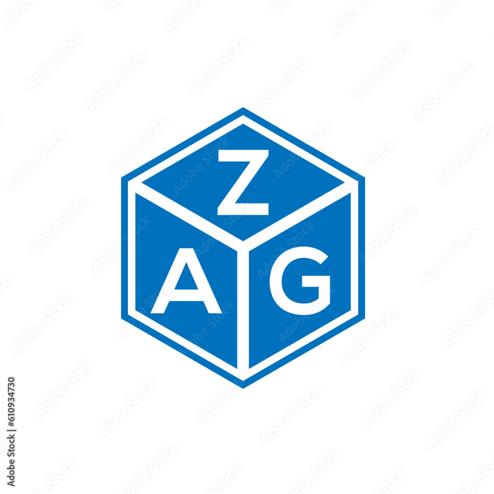ZAG letter logo design on white background. ZAG creative initials letter logo concept. ZAG letter design.
ZAG letter logo design on white background. ZAG creative initials letter logo concept. ZAG letter design.
