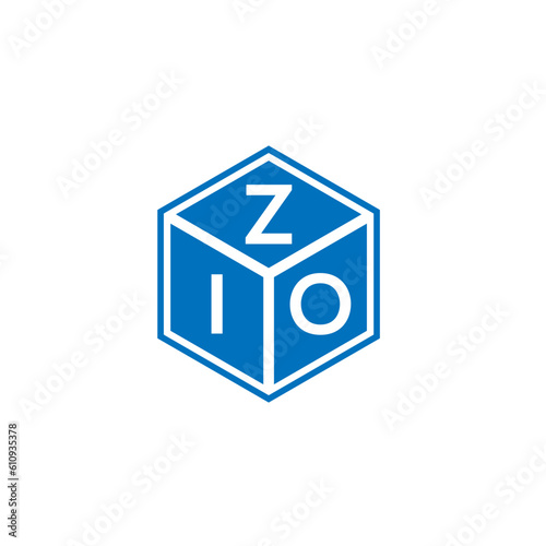 ZIO letter logo design on white background. ZIO creative initials letter logo concept. ZIO letter design.
 photo