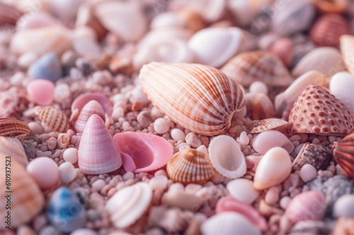 Generative AI　pink shell 