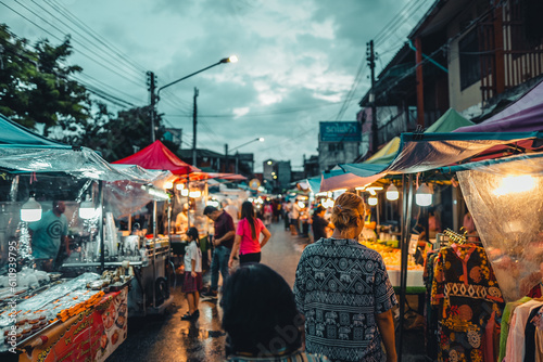 Photography Street food in the market