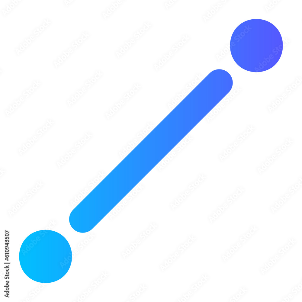 segment gradient icon segment gradient icon