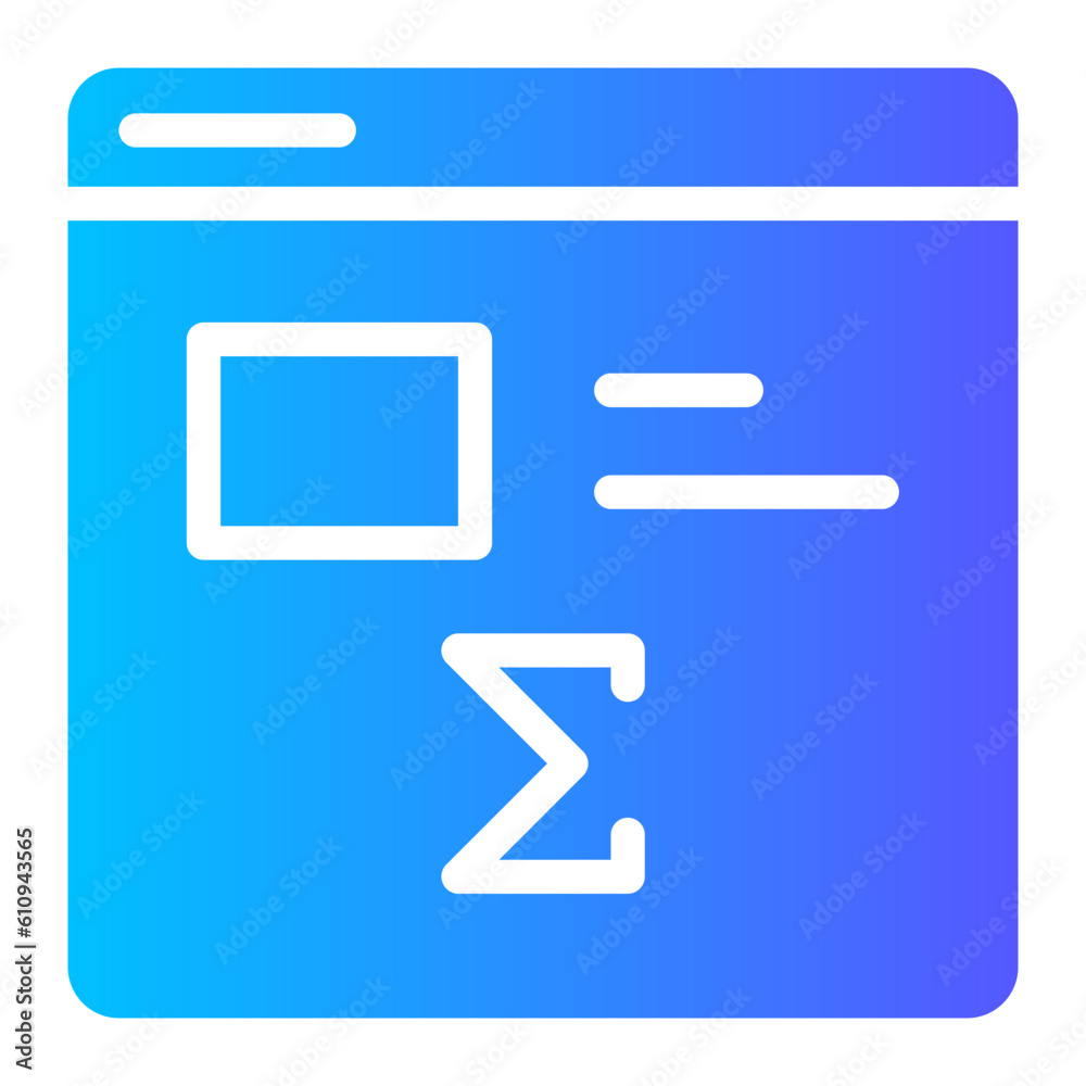 website gradient icon