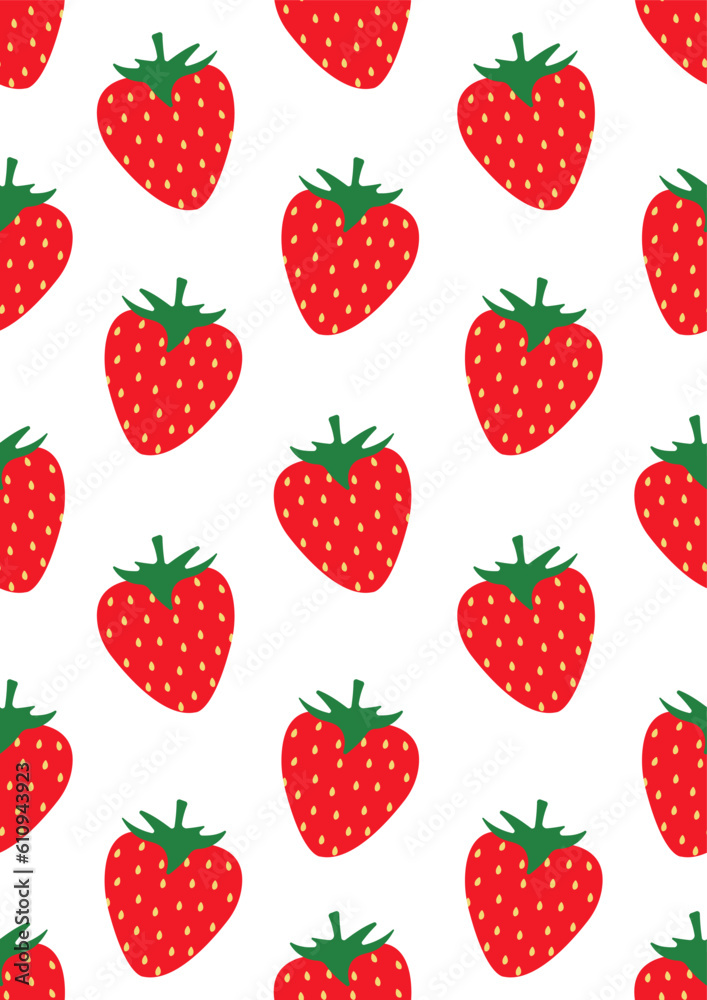 seamless pattern with strawberries seamless pattern with strawberries