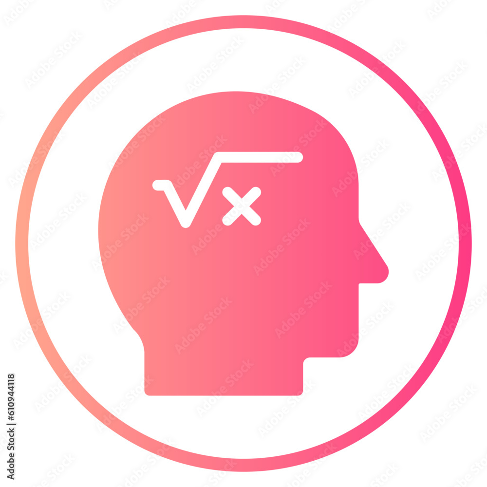 brain gradient icon brain gradient icon