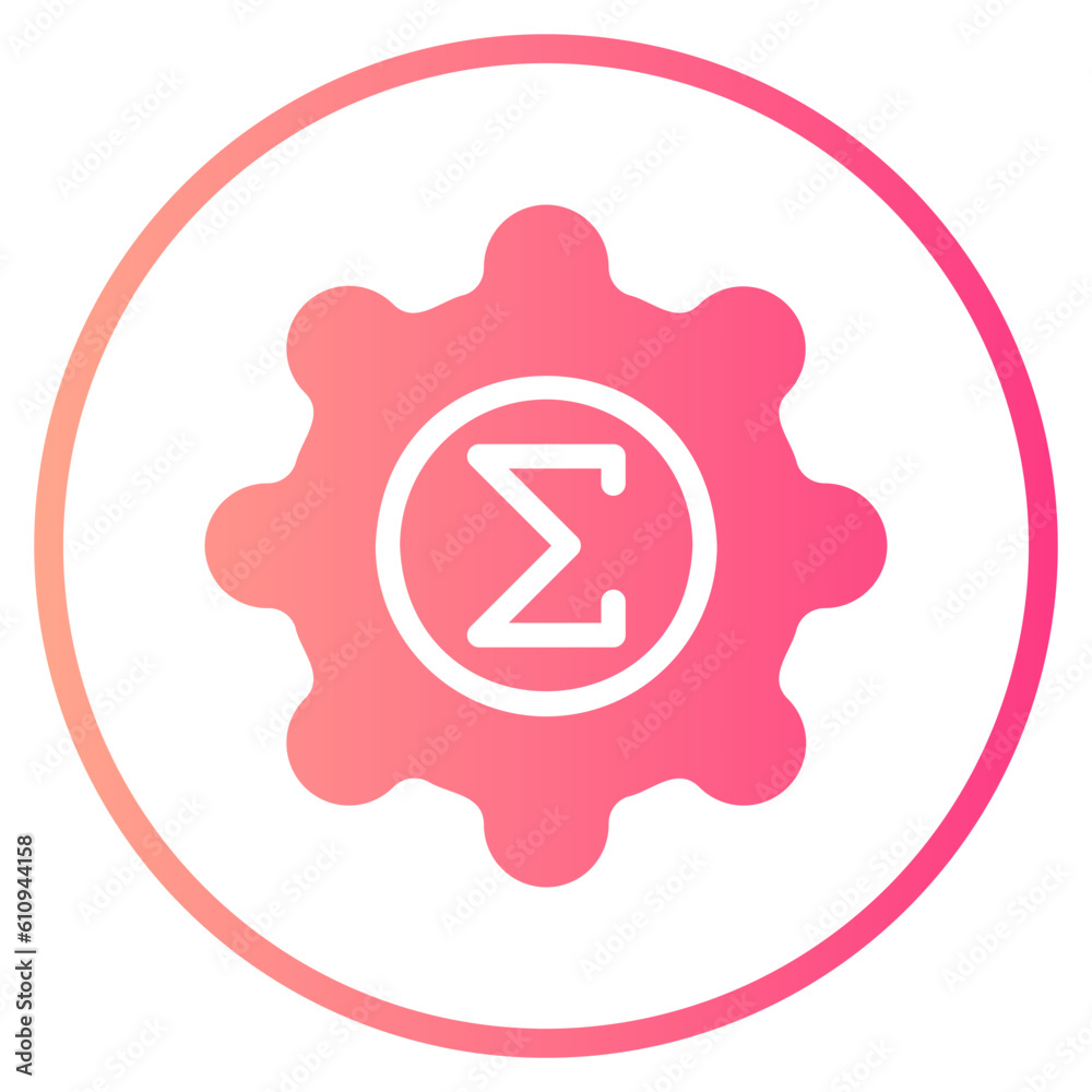 gear gradient icon gear gradient icon