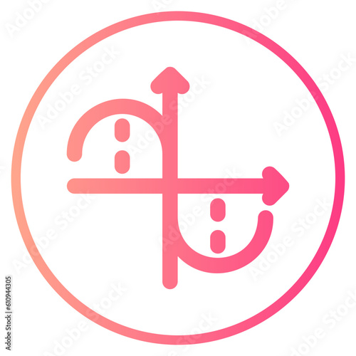 sinus gradient icon