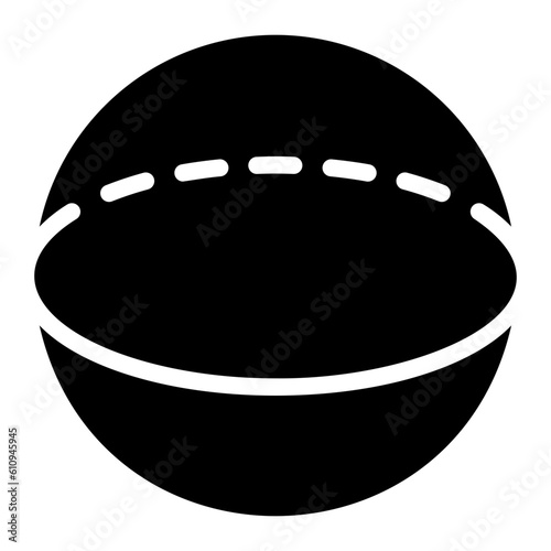 sphere glyph icon