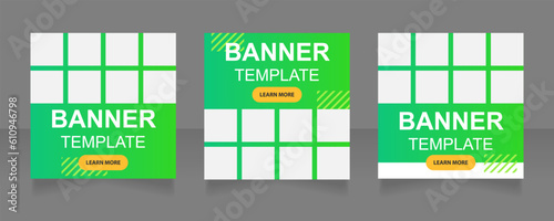 Nature protective organization web banner design template. Vector flyer with text space. Advertising placard with customized copyspace. Printable poster for advertising. Arial font used