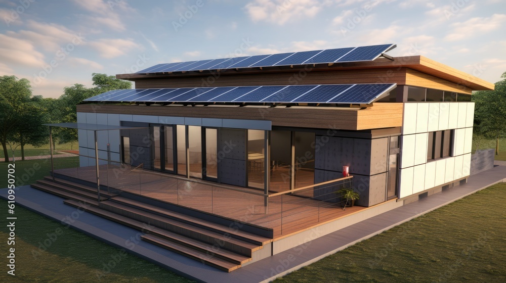 home use solar energy system - generative AI