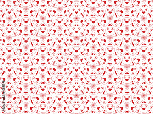 background with hearts