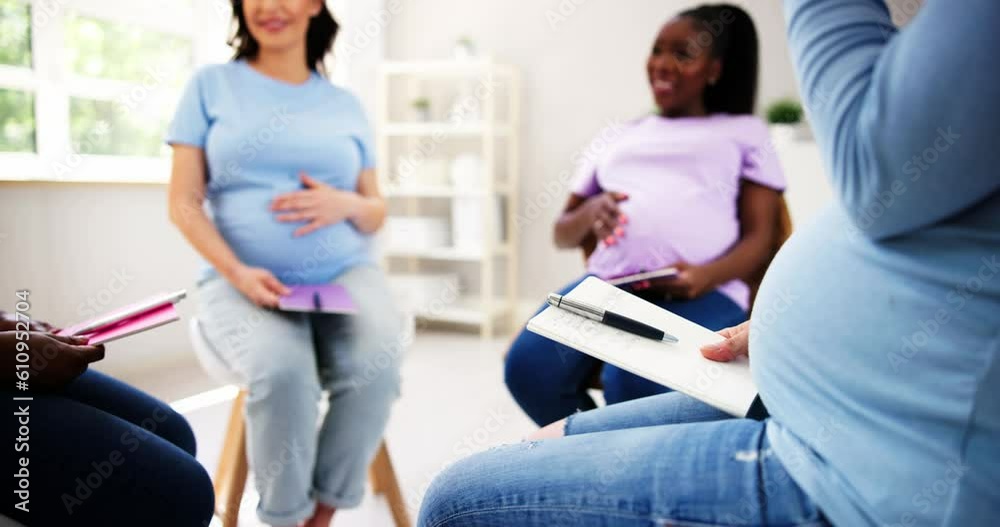 Pregnant Expecting Women Group Class