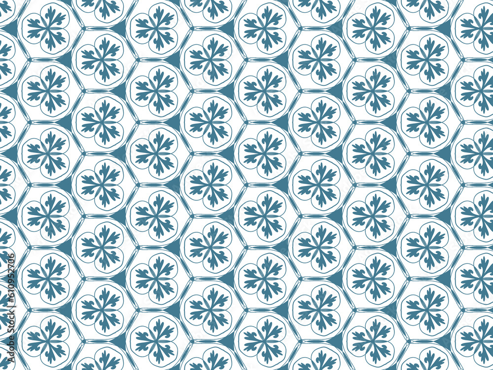 seamless pattern with blue flowers seamless pattern with blue flowers