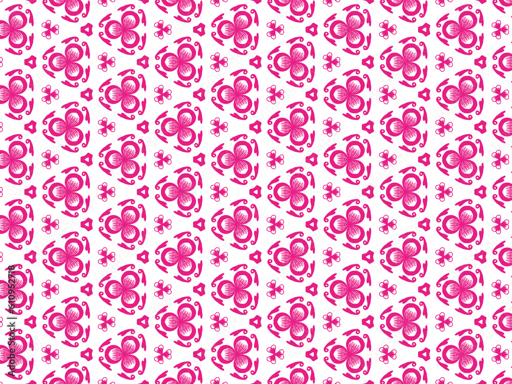 seamless pattern with pink flowers seamless pattern with pink flowers