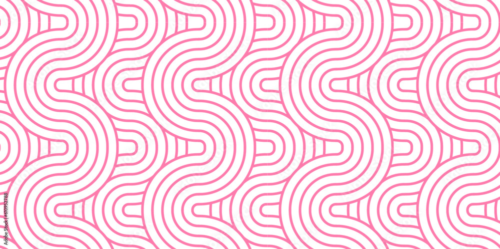 seamless pattern with lines seamless pattern with waves pink geomatices retro background.	
