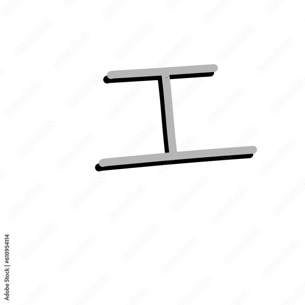 Katakana Japanese vector Katakana Japanese vector