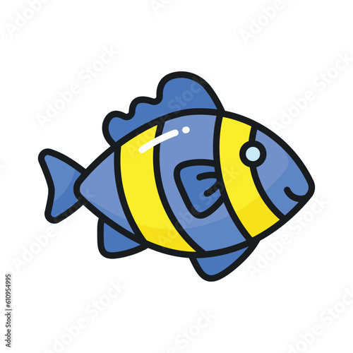 Check this beautifully designed icon of fish, easy to use and download