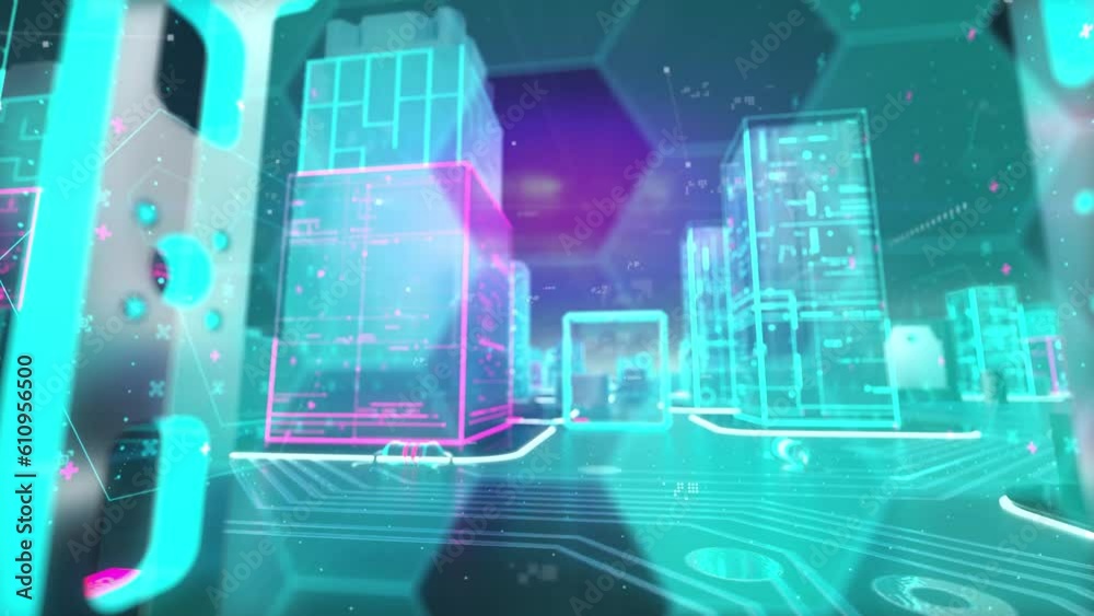 AI for Gaming with digital technology hitech concept