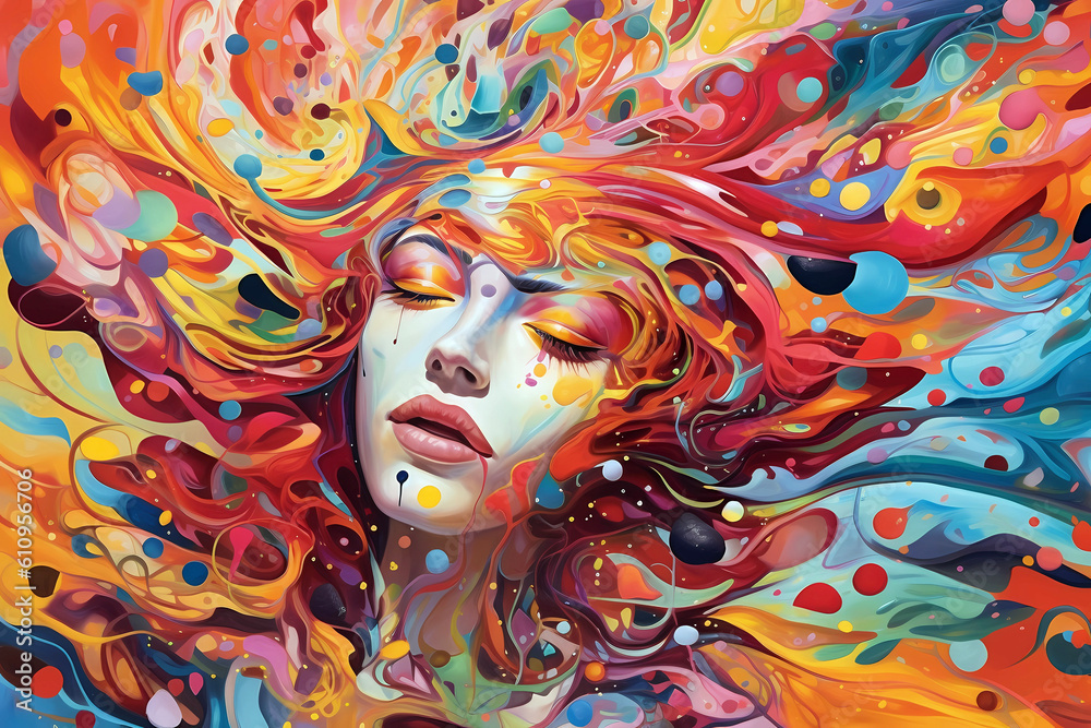 Troubled Mind created with Generative AI Troubled Mind created with Generative AI