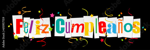 Feliz cumpleaños : Happy Birthday in spanish language
